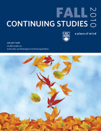 Continuing Studies Fall 2010 Calendar