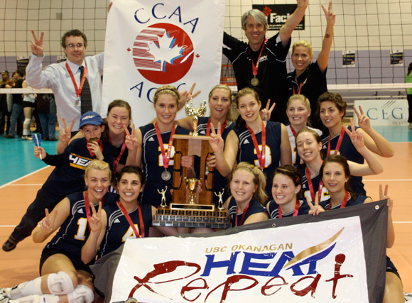 Heat women's volleyball team named Kelowna's Team of the Year