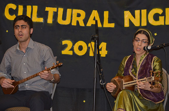 The poignant strains of traditional Iranian music wafted through the UNC Ballroom as Mohammad Paknahad on the sitar and Shelir Ebrahimi on tar gave a soulful performance.