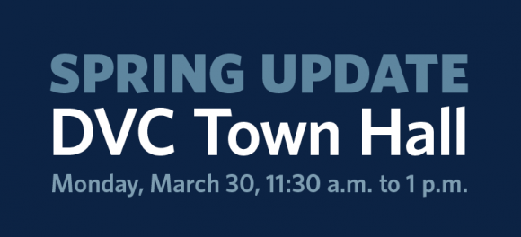 DVC Town Hall Spring 2015 graphic