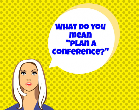 Conference planning info session graphic
