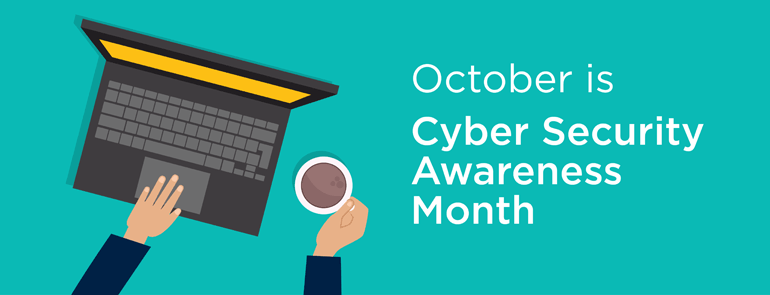 Cyber Security Awareness Month graphic