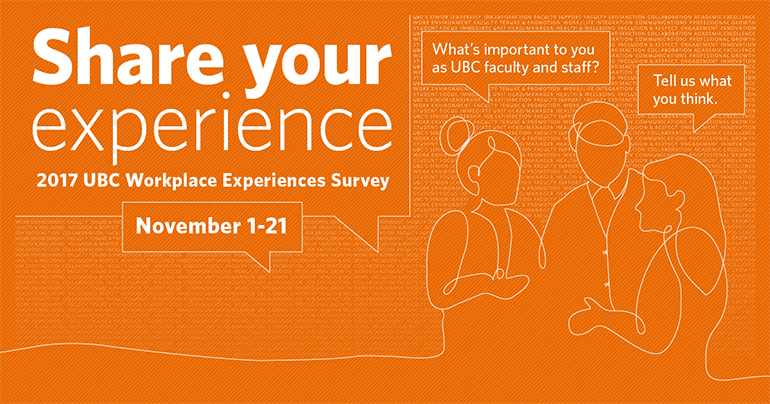UBC Workplace Experiences Survey 2017