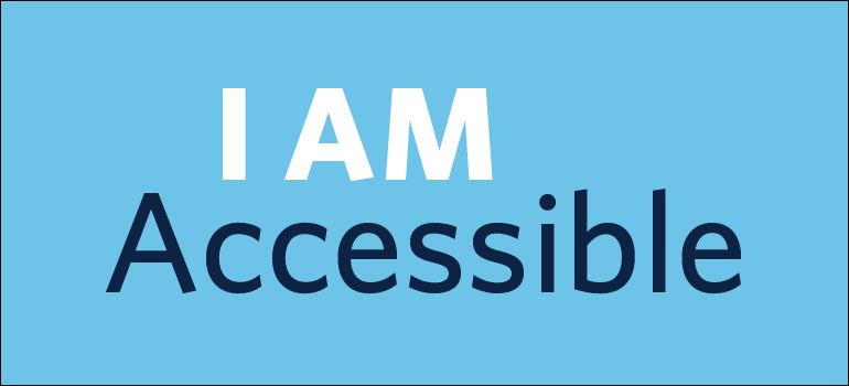I Am Accessible Award graphic