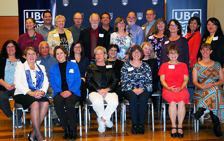 A number of UBCO faculty and staff were honoured a special length of service reception recently.