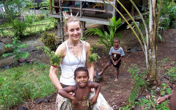 Student researcher Chara DeVolder visited remote Papua New Guinea villages to help preserve endangered Indigenous languages.
