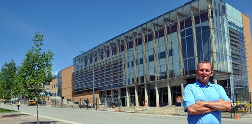 Ian Cull, Associate Vice President of Students at UBC's Okanagan campus, says the new University Centre has been designed as a central hub of activity and services for students.