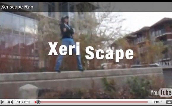 Student rap video promotes water-conserving xeriscape gardens