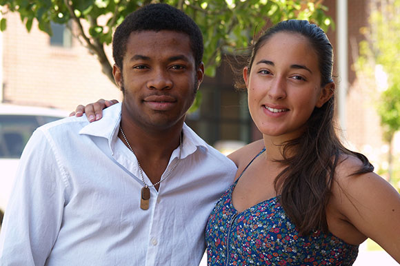 Konyerem Tobechukwu Achimole-Ibe, from Nigeria, and Samantha Batliner, from Guatemala, are both second-year international students at UBC’s Okanagan campus.