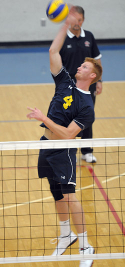  width="250" height="534" /><p class="wp-caption-text">Men’s Heat volleyball player Greg Niemantsverdriet says scholarships played a vital role in being able to play sports and get an education.</p></div>
<p>Sports have always been a big part of Greg Niemantsverdriet’s life, and thanks to scholarships, the UBC Okanagan Heat volleyball player can pursue an education while continuing to compete.</p>
<p>The Heat recently completed their first season in Canadian Interuniversity Sports