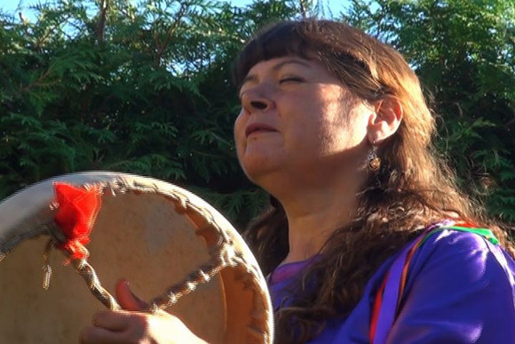 One of the Indigenous healers featured in the documentary film, Holistic Healing in the Okanagan.