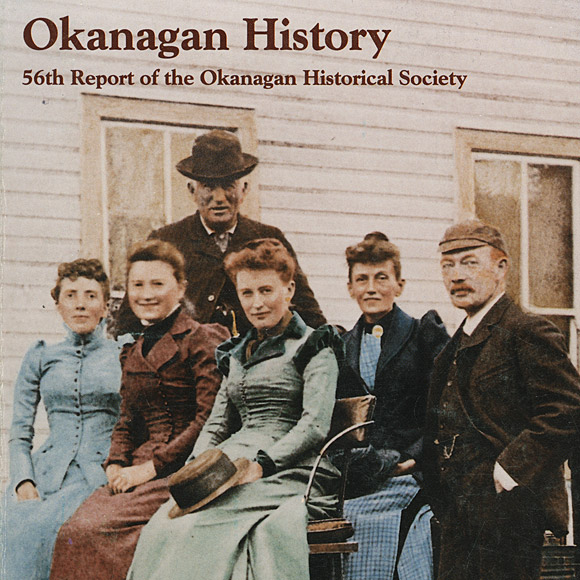Okanagan Historical Society annual report cover illustration. Courtesy of the Okanagan Historical Society/UBC Library