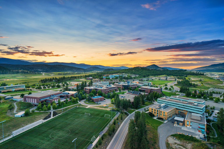 Since UBC Okanagan opened in 2005, student enrolment has grown from 3,500 students to 8,400 students, and floor space has tripled from half a million sq. ft. to 1.5 million sq. ft. 