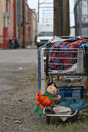 It’s common practice for homeless people to use shopping carts to house their belongings. A Kelowna-based project, involving many community partners including UBC, is working to make the carts a better storage option for homeless people.  