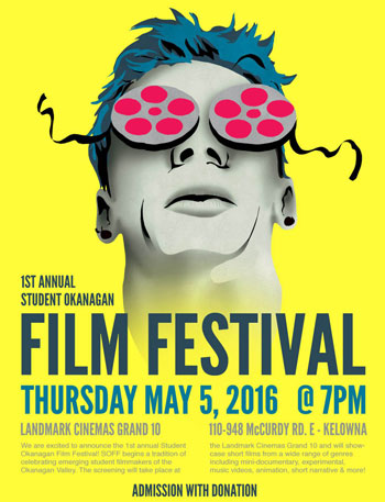 : Student Okanagan Film Festival poster