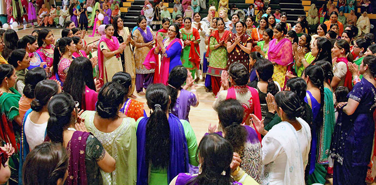 A group of women celebrate community and connectedness through dance and music at the annual ladies party hosted in Oliver, BC. (photo contributed)