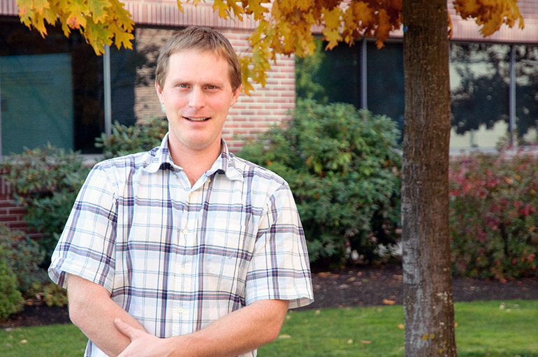 Wesley Zandberg, assistant professor of chemistry at UBC’s Okanagan campus.