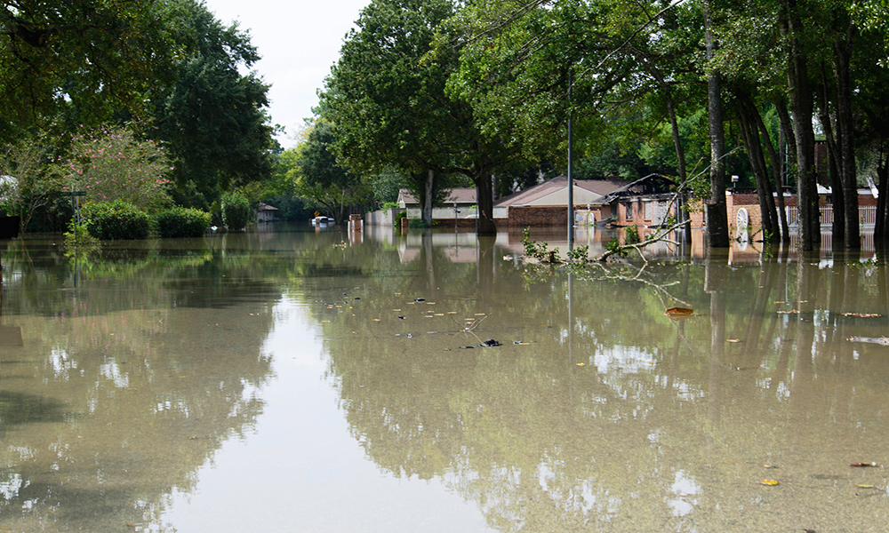 Flooding in Houston Texas