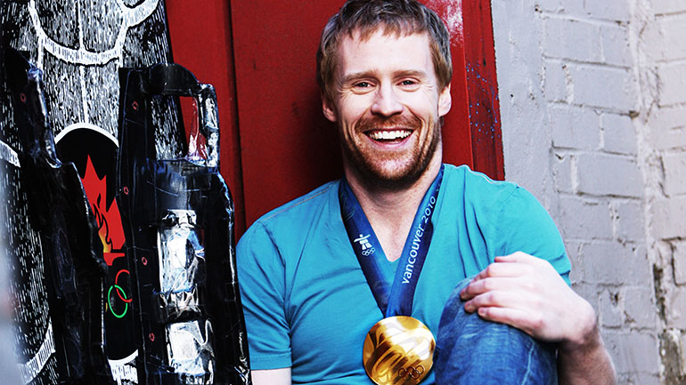 Jon Montgomery, who won a gold medal in men’s skeleton at the Vancouver Olympics, is speaking at Nourish, this Saturday at UBC Okanagan. 