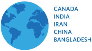 Top 5 Countries: Canada, India, Iran, China Bangladesh
