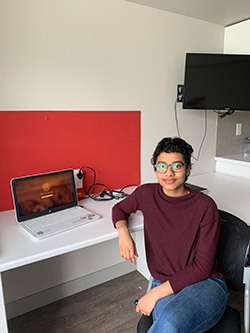 Mohana Rambe is supporting her research into inventory management systems for the Central Okanagan Food Bank and Helen’s Acres Community Farm.