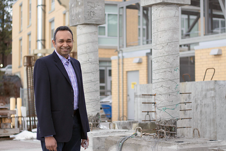 Shahria Alam, co-director of UBC’s Green Construction Research and Training Centre and the lead investigator of the study.