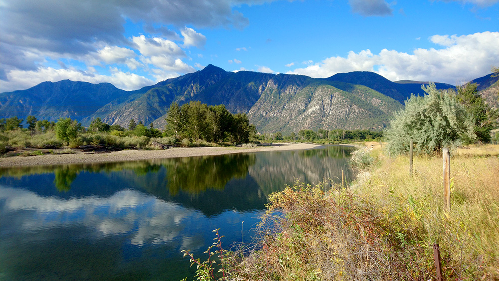 A photo of the the Similkameen River 
