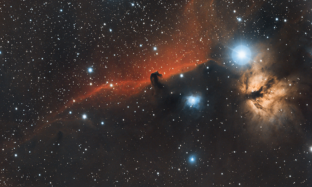 A photo of the Horse head Nebula. Photographed from Oceanside, California. Photo by Bryan Goff on Unsplash.